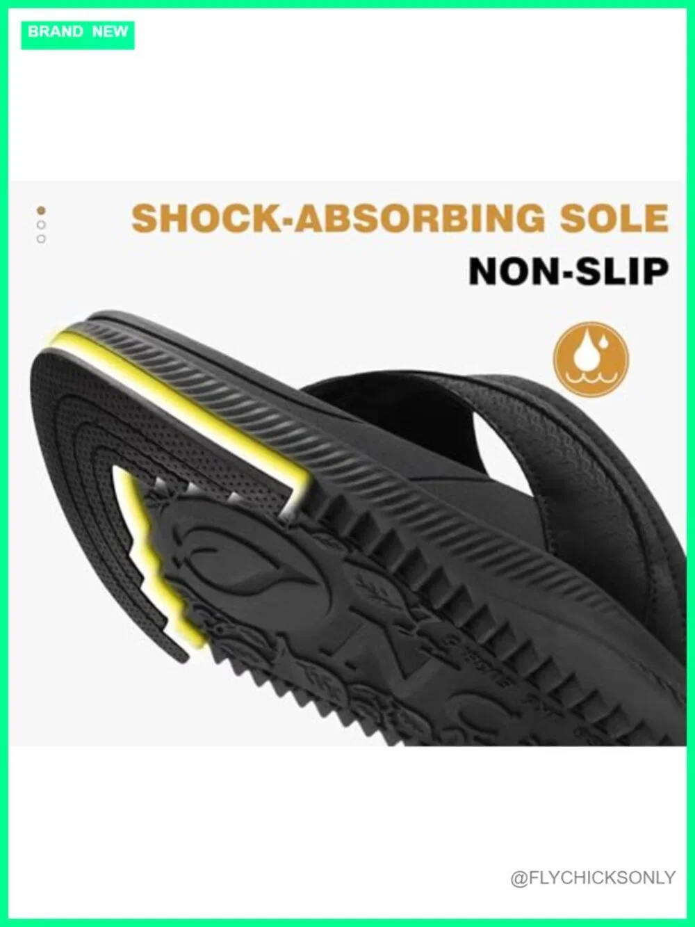 Women's Orthotic Cushion Flip Flops with Arch Support Platform Sandals